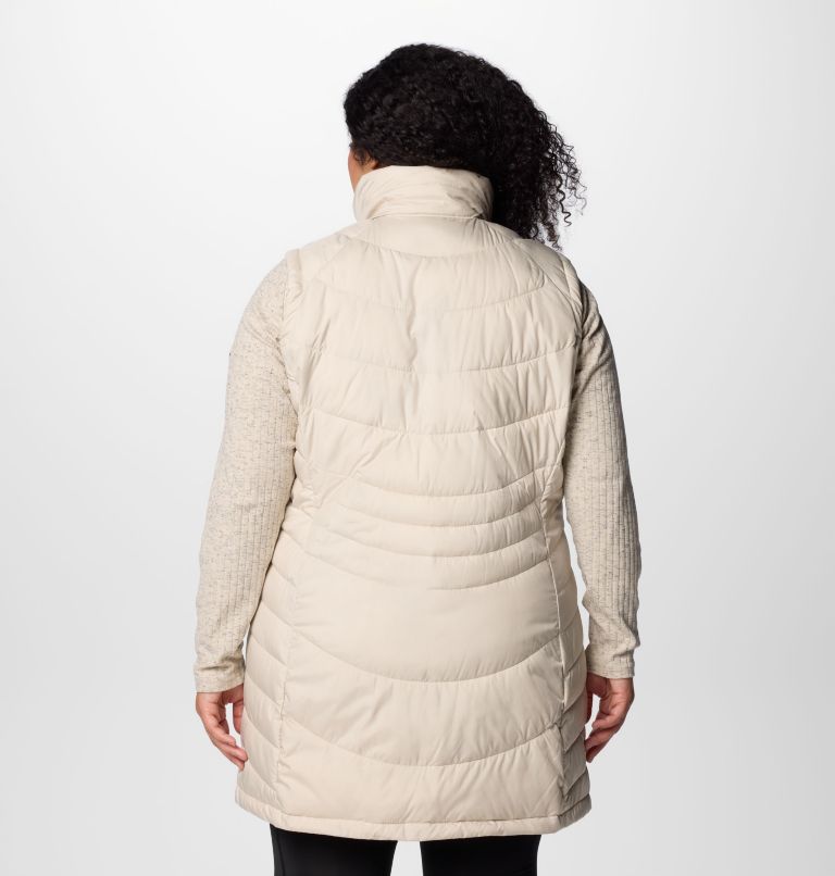 Women's Karis Gale Long Vest - Plus Size, Color: Dark Stone, image 2