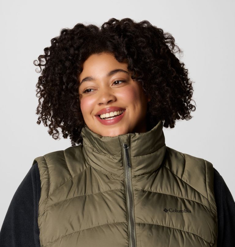 Gilet long Karis Gale pour femmes – Grandes tailles, Color: Stone Green, image 5