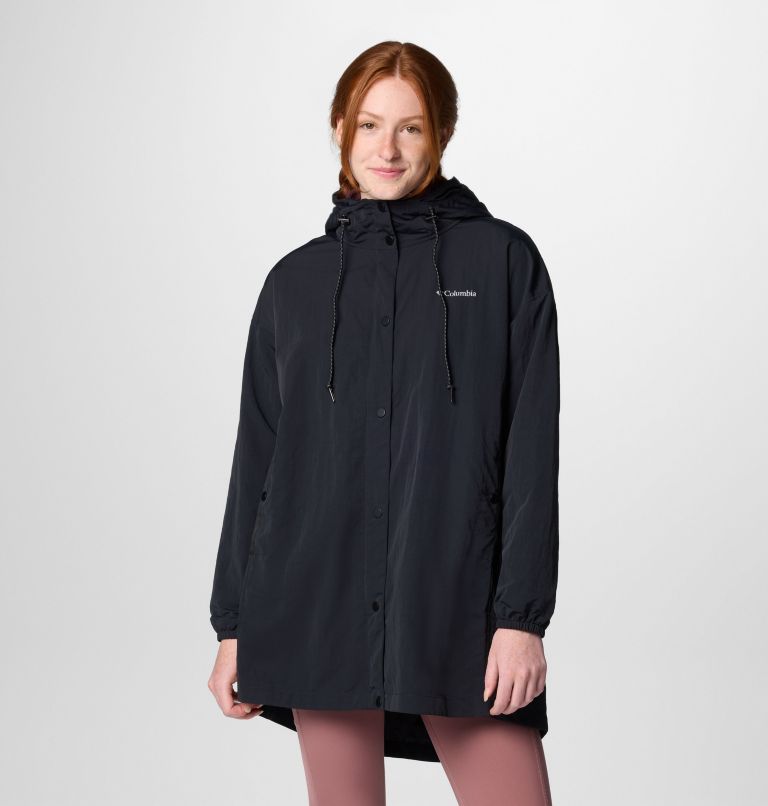 Women's Eastmoreland Lined Long Jacket, Color: Black, image 1