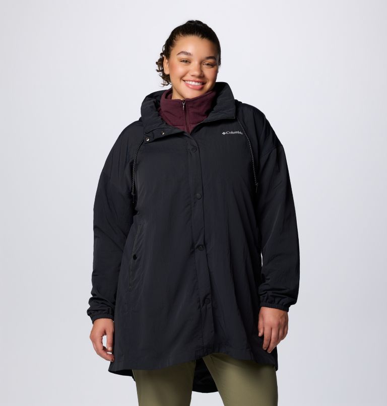 Women's Eastmoreland Lined Long Jacket - Plus Size, Color: Black, image 1