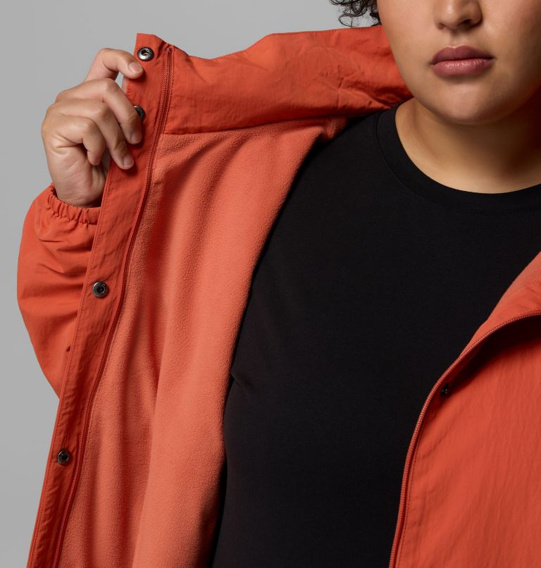 Women's Eastmoreland Lined Long Jacket - Plus Size, Color: Tuscan, image 7