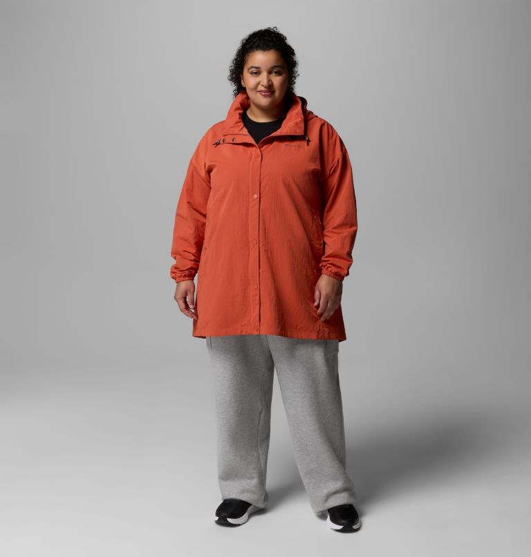 Women's Eastmoreland Lined Long Jacket - Plus Size, Color: Tuscan, image 2