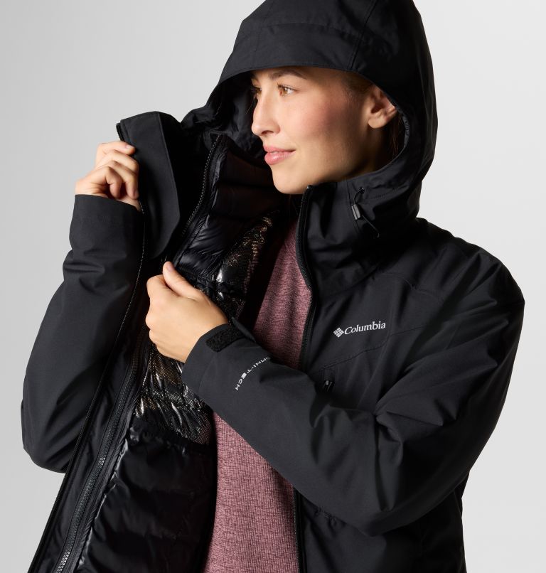 Women's Oak Ridge II Interchange Jacket, Color: Black, image 7