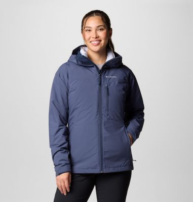 蕉下 Women's 3-in-1 Interchange Jacket/002 Columbia Womens Interchange Jacket Sz L Black 3 in 1 Ski