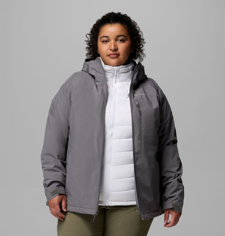Women's Oak Ridge II Interchange Jacket - Plus Size, Color: City Grey, image 5