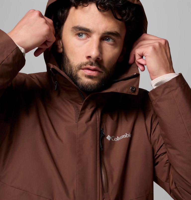Men's Cascadian Peaks Insulated Jacket, Color: Tobacco, image 7