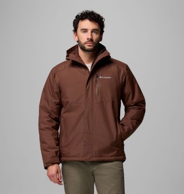 Men's Cascadian Peaks Insulated Waterproof Jacket, Color: Tobacco, image 3