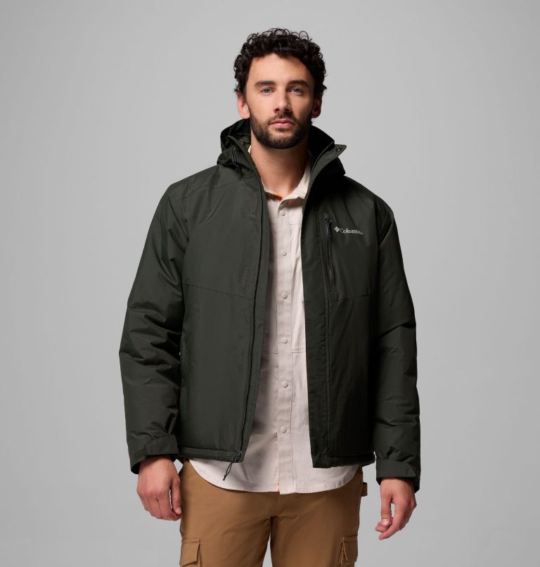 Men's Cascadian Peaks Insulated Jacket, Color: Greenscape, image 5