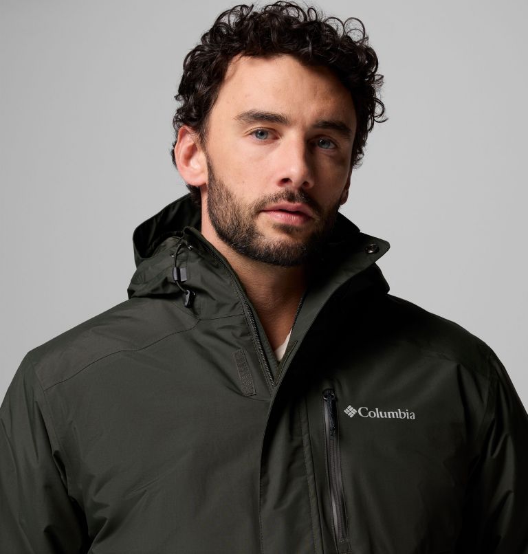 Men's Cascadian Peaks Insulated Jacket, Color: Greenscape, image 7