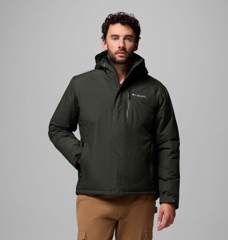 Men's Cascadian Peaks Insulated Jacket, Color: Greenscape, image 1
