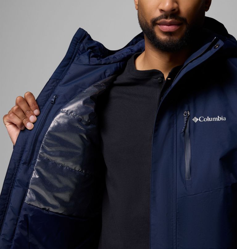 Men's Cascadian Peaks Insulated Jacket, Color: Collegiate Navy, image 6
