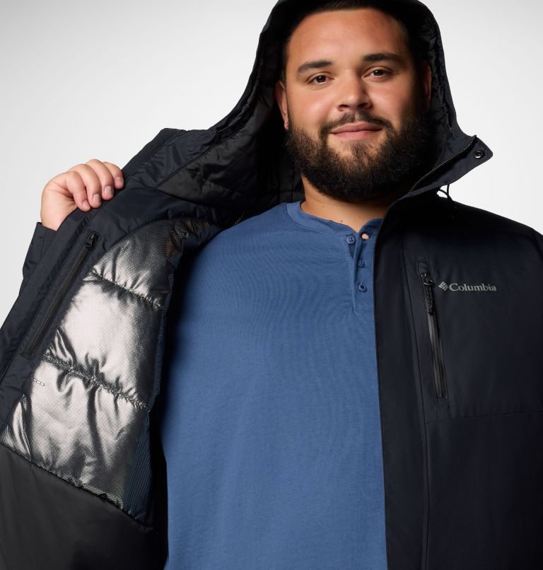 Men's Cascadian Peaks Insulated Jacket - Big, Color: Black, image 6