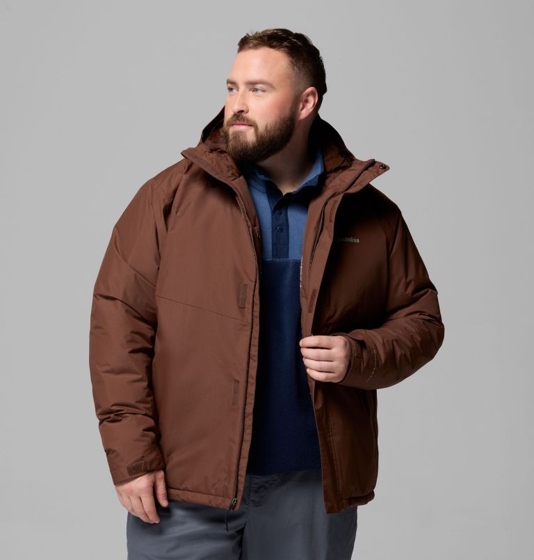 Men's Cascadian Peaks Insulated Jacket - Big, Color: Tobacco, image 5