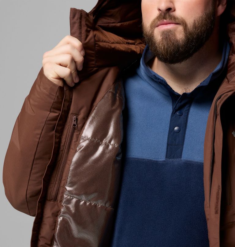 Men's Cascadian Peaks Insulated Jacket - Big, Color: Tobacco, image 6