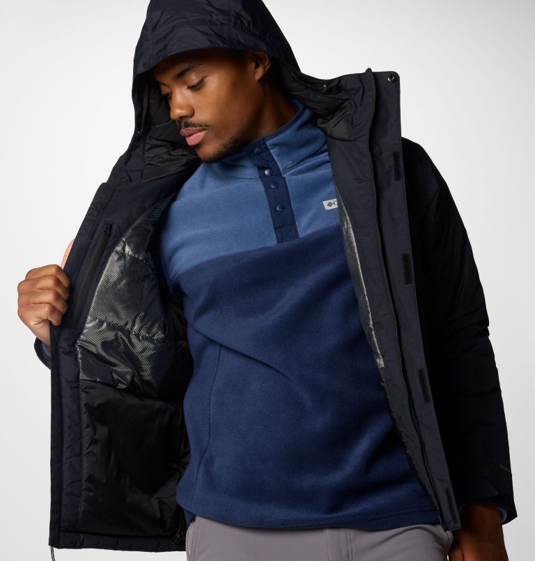 Men's Cascadian Peaks Insulated Jacket - Tall, Color: Black, image 6