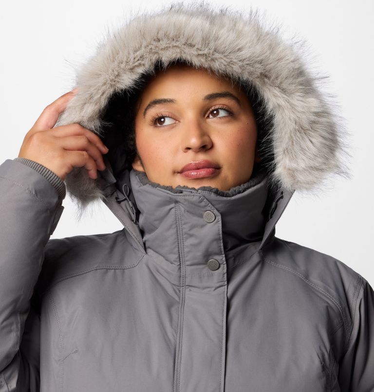 Women's Icelandite TurboDown II Jacket - Plus Size, Color: City Grey, image 5