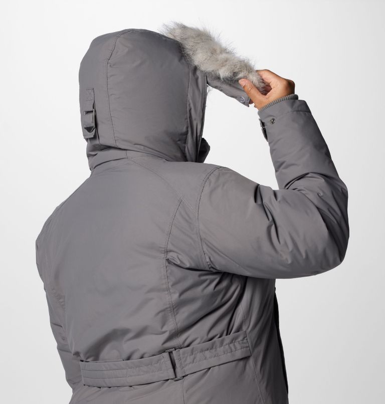 Women's Icelandite TurboDown II Jacket - Plus Size, Color: City Grey, image 7
