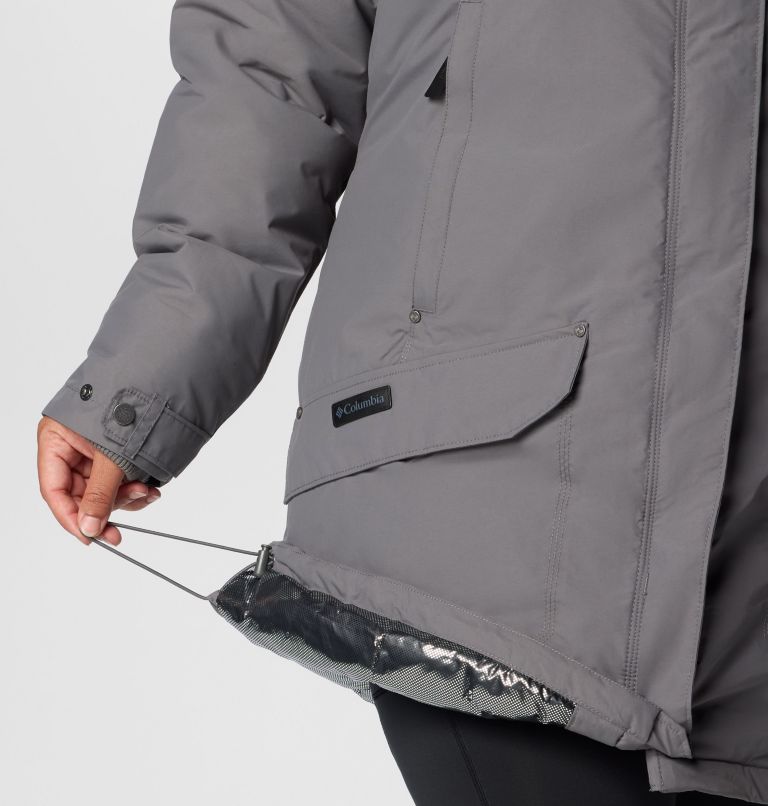 Women's Icelandite TurboDown II Jacket - Plus Size, Color: City Grey, image 8
