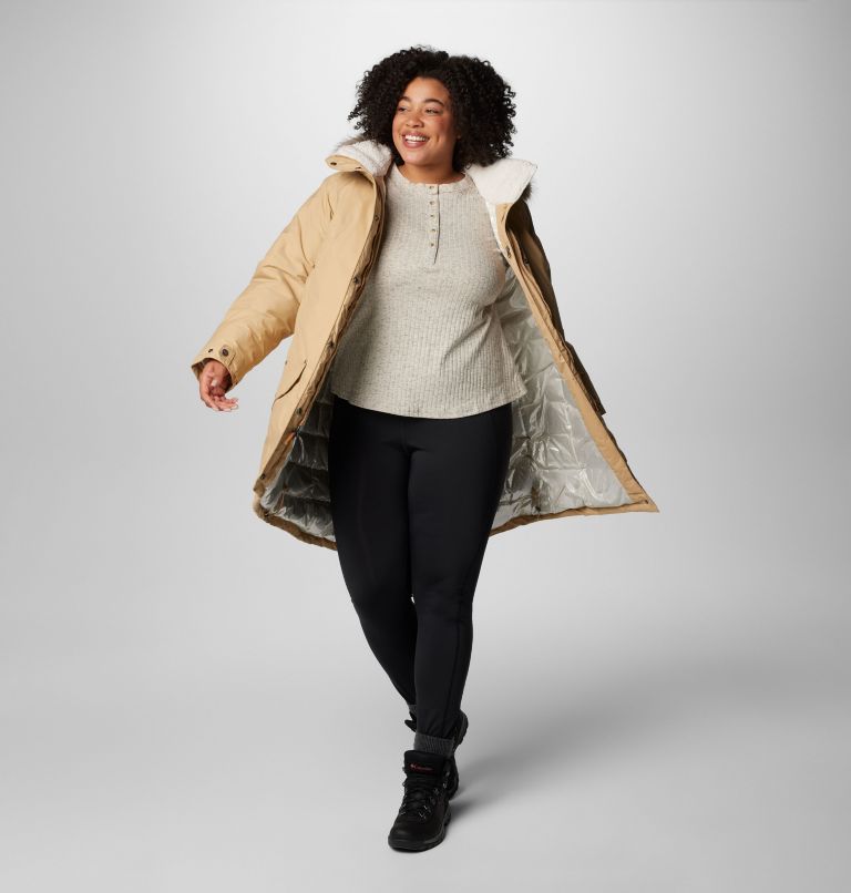 Women's Icelandite TurboDown II Jacket - Plus Size, Color: Canoe, image 3