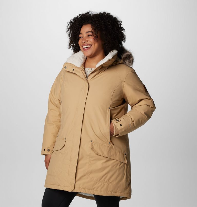 Women's Icelandite TurboDown II Jacket - Plus Size, Color: Canoe, image 4