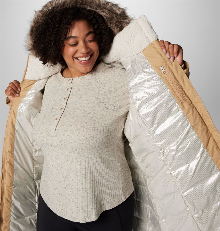 Women's Icelandite TurboDown II Jacket - Plus Size, Color: Canoe, image 7