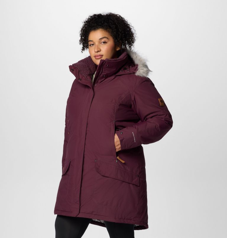 Women's Icelandite TurboDown II Jacket - Plus Size, Color: Moonvista, image 4