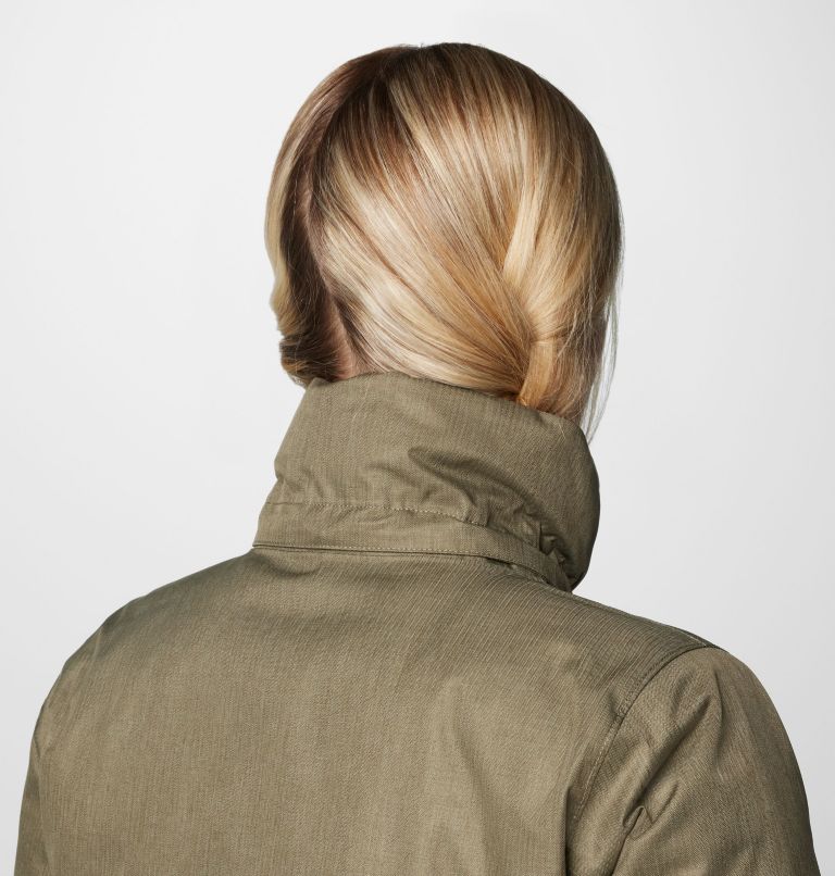 Women's Apres Arson II Winter Long Down Jacket, Color: Stone Green, image 10