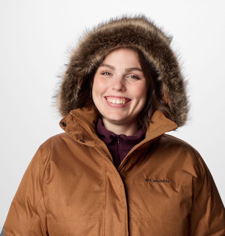 Women s Apres Arson II Winter Long Down Jacket Plus Size Columbia Sportswear