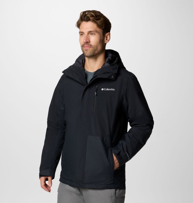 Men's Snow Glide II Interchange Jacket, Color: Black, image 4