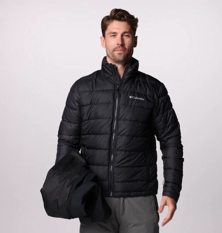 Men's Snow Glide II Interchange Jacket, Color: Black