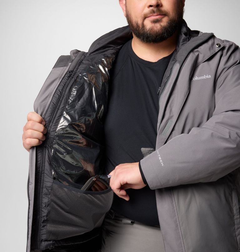 Men's Snow Glide II Interchange Jacket - Big, Color: City Grey, image 9