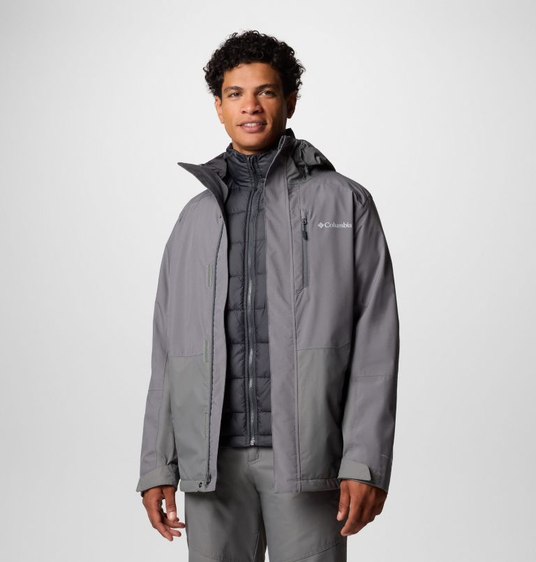 Men's Snow Glide II Interchange Jacket - Tall, Color: City Grey, image 8