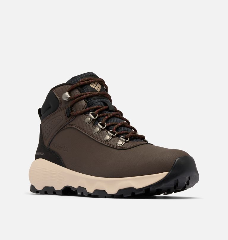 Women's Newton Wander Leather Boot - Wide, Color: Cordovan, Black, image 3