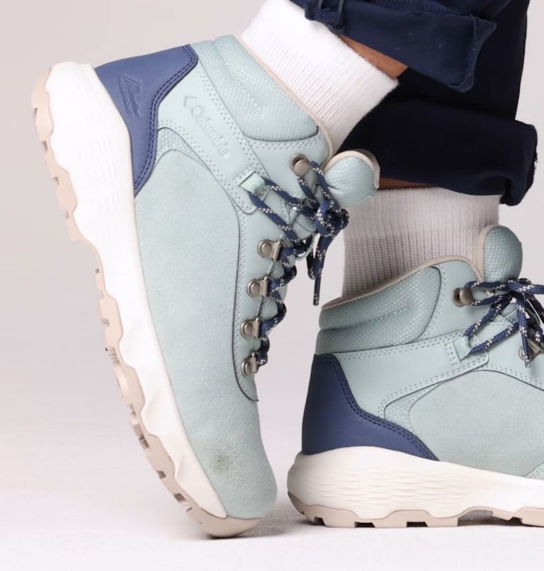 Women's Newton Wander Boot, Color: Crushed Blue, White Peach