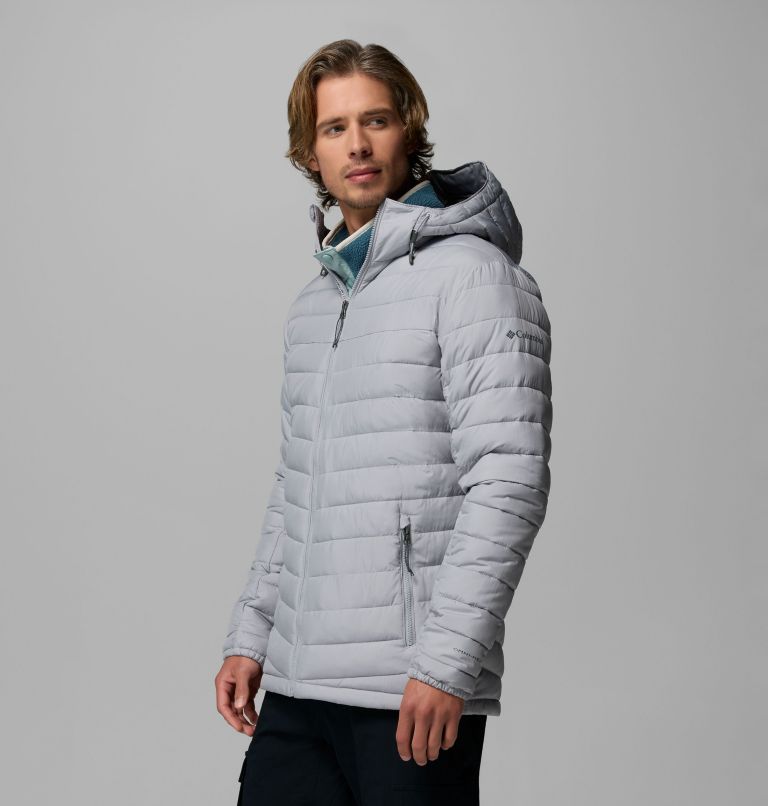 Men's Slope Edge II Hooded Jacket, Color: Columbia Grey, image 4