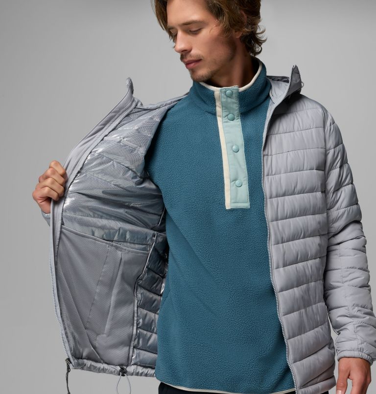 Men's Slope Edge II Hooded Jacket, Color: Columbia Grey, image 6