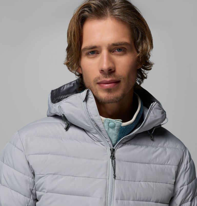 Men's Slope Edge II Hooded Jacket, Color: Columbia Grey, image 7