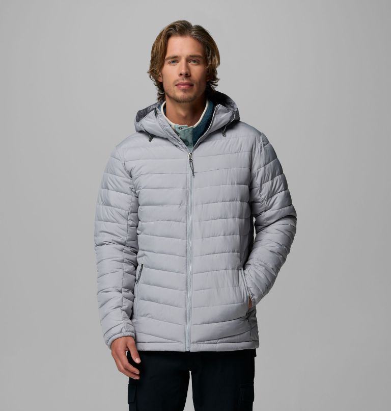 Men's Slope Edge II Hooded Jacket, Color: Columbia Grey, image 1