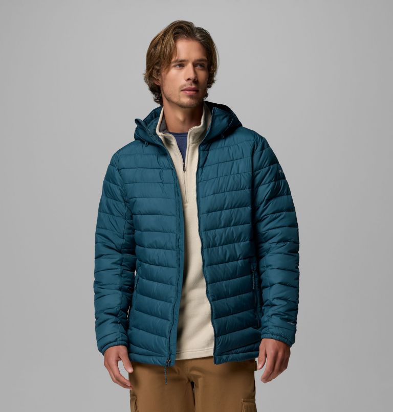 Men's Slope Edge II Hooded Jacket, Color: Everblue, image 5