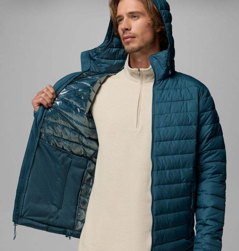 Men's Slope Edge II Hooded Jacket, Color: Everblue, image 6