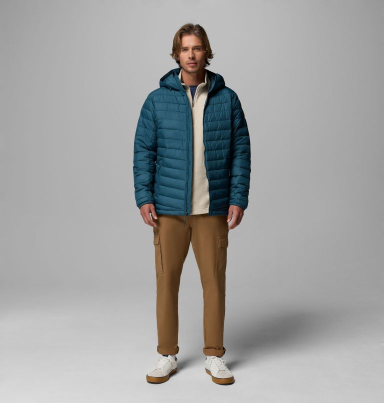 Men's Slope Edge II Hooded Jacket, Color: Everblue, image 2