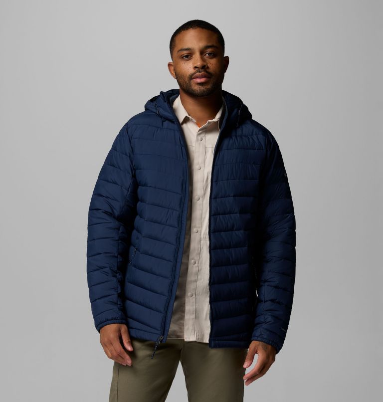 Men's Slope Edge II Hooded Insulated Jacket, Color: Collegiate Navy, image 5