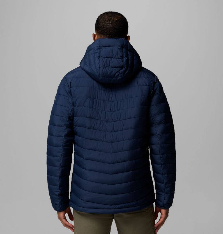 Men's Slope Edge II Hooded Insulated Jacket, Color: Collegiate Navy, image 3