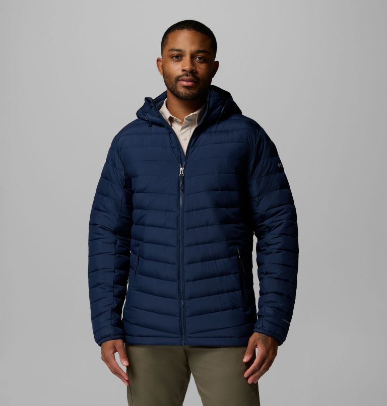 Men's Slope Edge II Hooded Insulated Jacket, Color: Collegiate Navy, image 1
