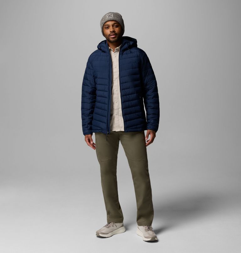 Men's Slope Edge II Hooded Insulated Jacket, Color: Collegiate Navy, image 2