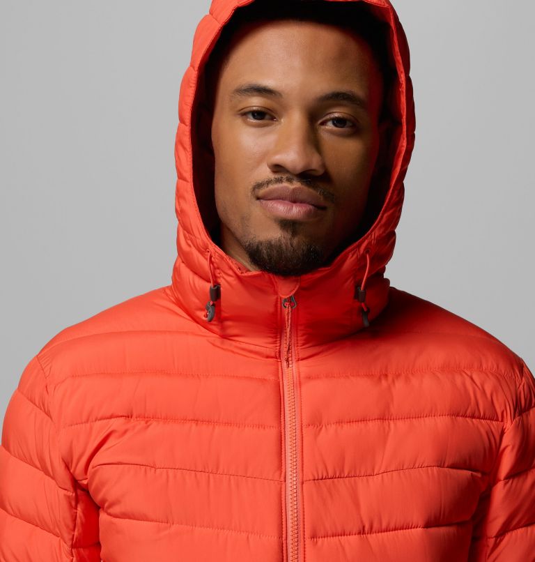 Men's Slope Edge II Hooded Jacket, Color: Zing, image 7