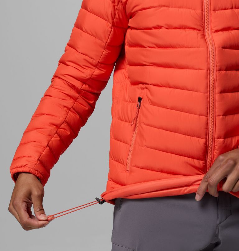 Men's Slope Edge II Hooded Jacket, Color: Zing, image 8