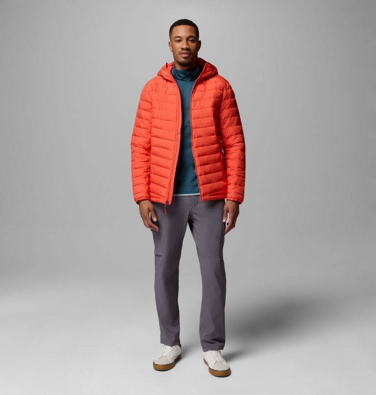 Men's Slope Edge II Hooded Jacket, Color: Zing, image 2