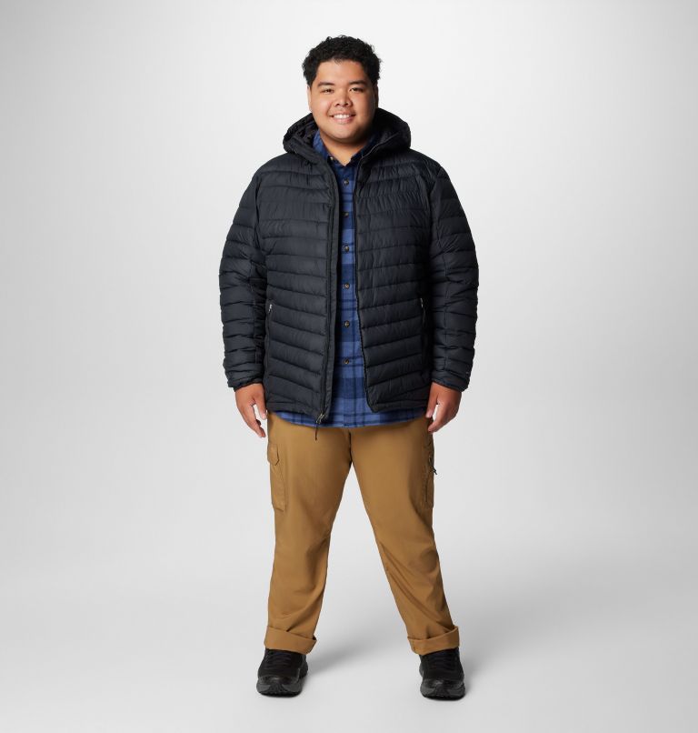 Manteau à capuchon Slope Edge II pour hommes – Tailles fortes, Color: Black, image 3