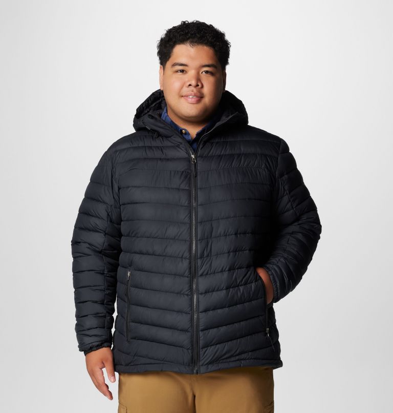 Manteau à capuchon Slope Edge II pour hommes – Tailles fortes, Color: Black, image 1